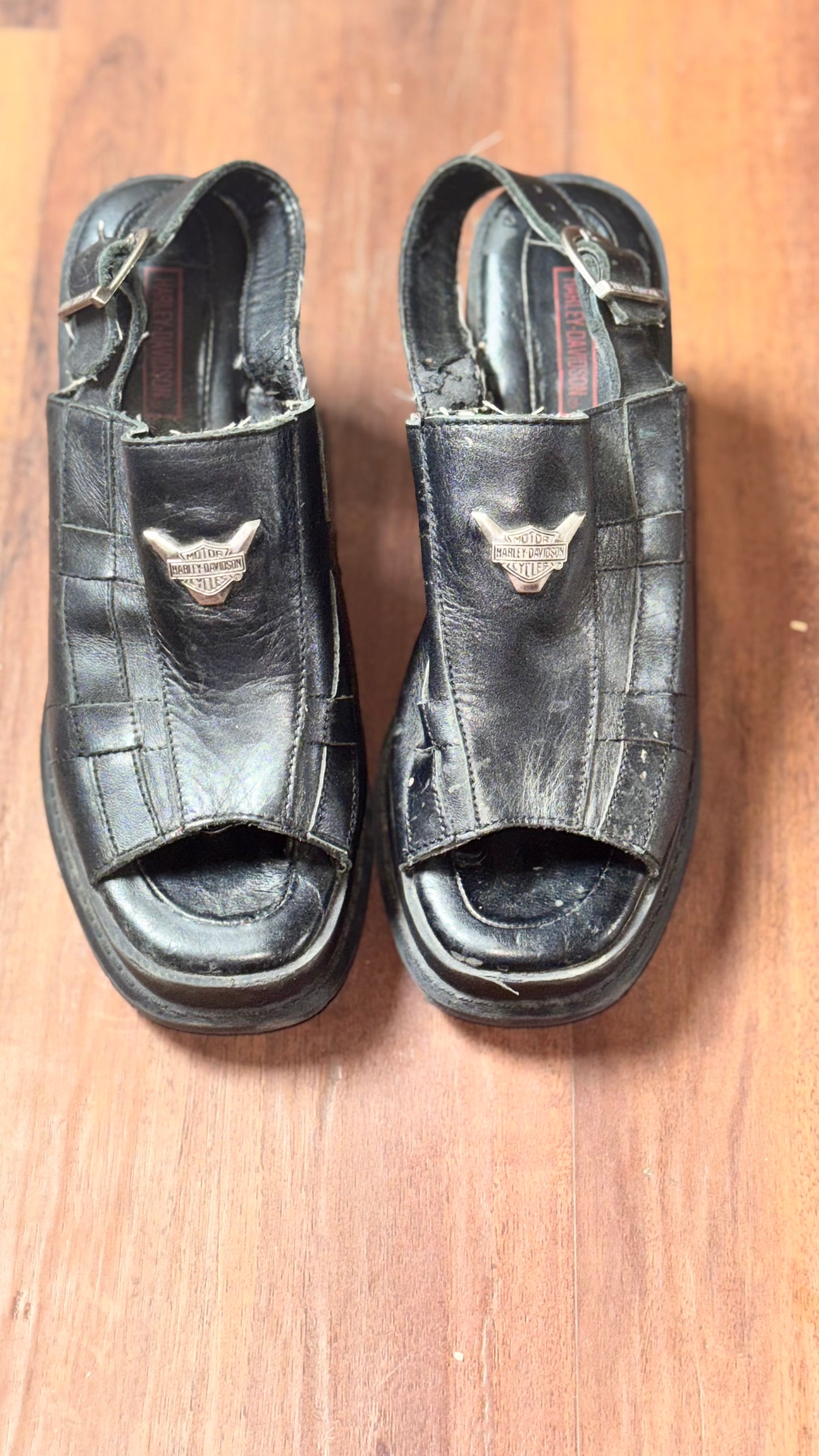 Harley Davidson sling back shoes (7.5)