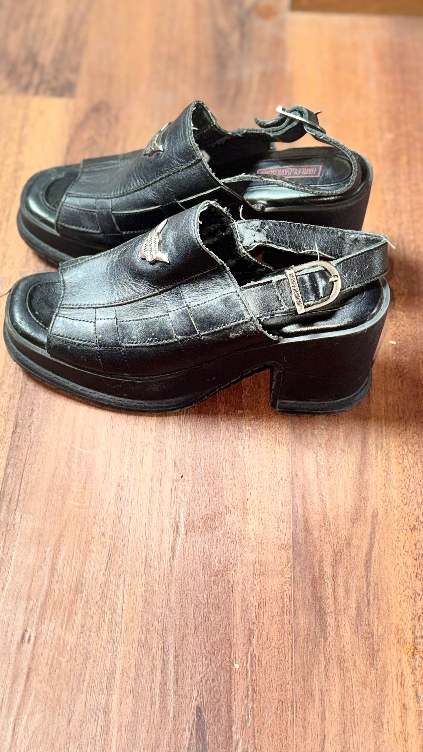 Harley Davidson sling back shoes (7.5)