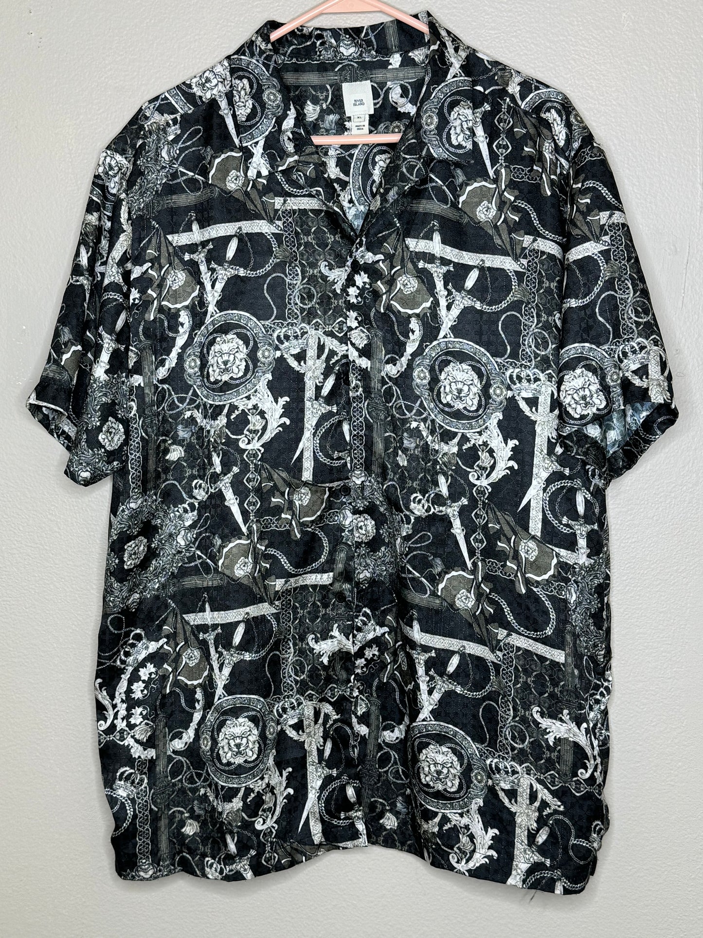 River Island Button Up (XL)