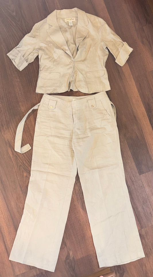 Vintage London Jean khaki set (8)