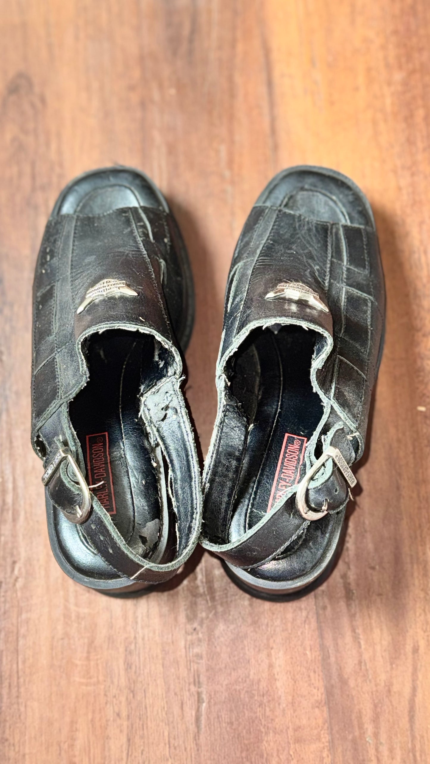 Harley Davidson sling back shoes (7.5)