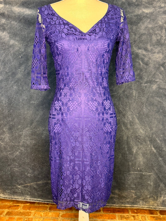 G Collection Purple Lace Dress (PS)