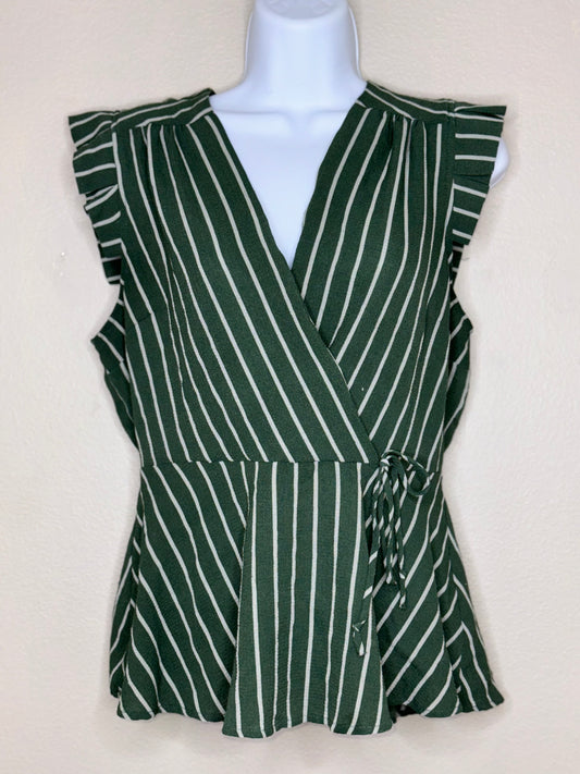 Monteau Green Stripe Shirt (L)