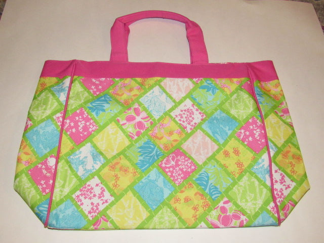 Vintage Lilly Pulitzer Summer Tote Bag