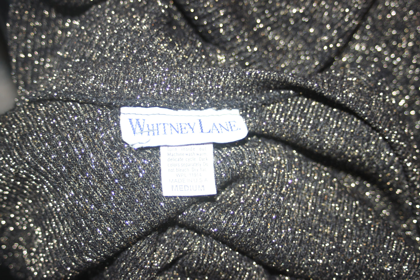 Vintage Whitney Lane Sparkle Tank (M)