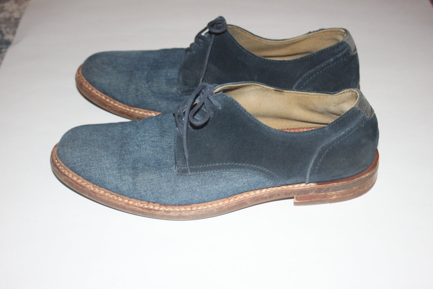 Men's Aldo Blue Denim Suede Shoes (10)